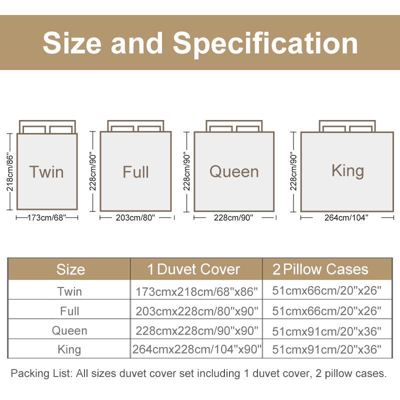 3 Pieces Minimalist And Elegant Floral Series Comfortable Duvet Set With Ultra Soft Bedding Set